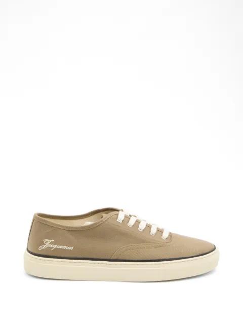 Féfé logo embroidered canvas sneakers by JACQUEMUS