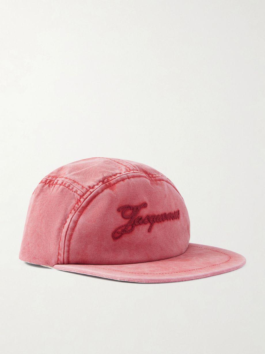 Gardian embroidered cotton baseball cap by JACQUEMUS