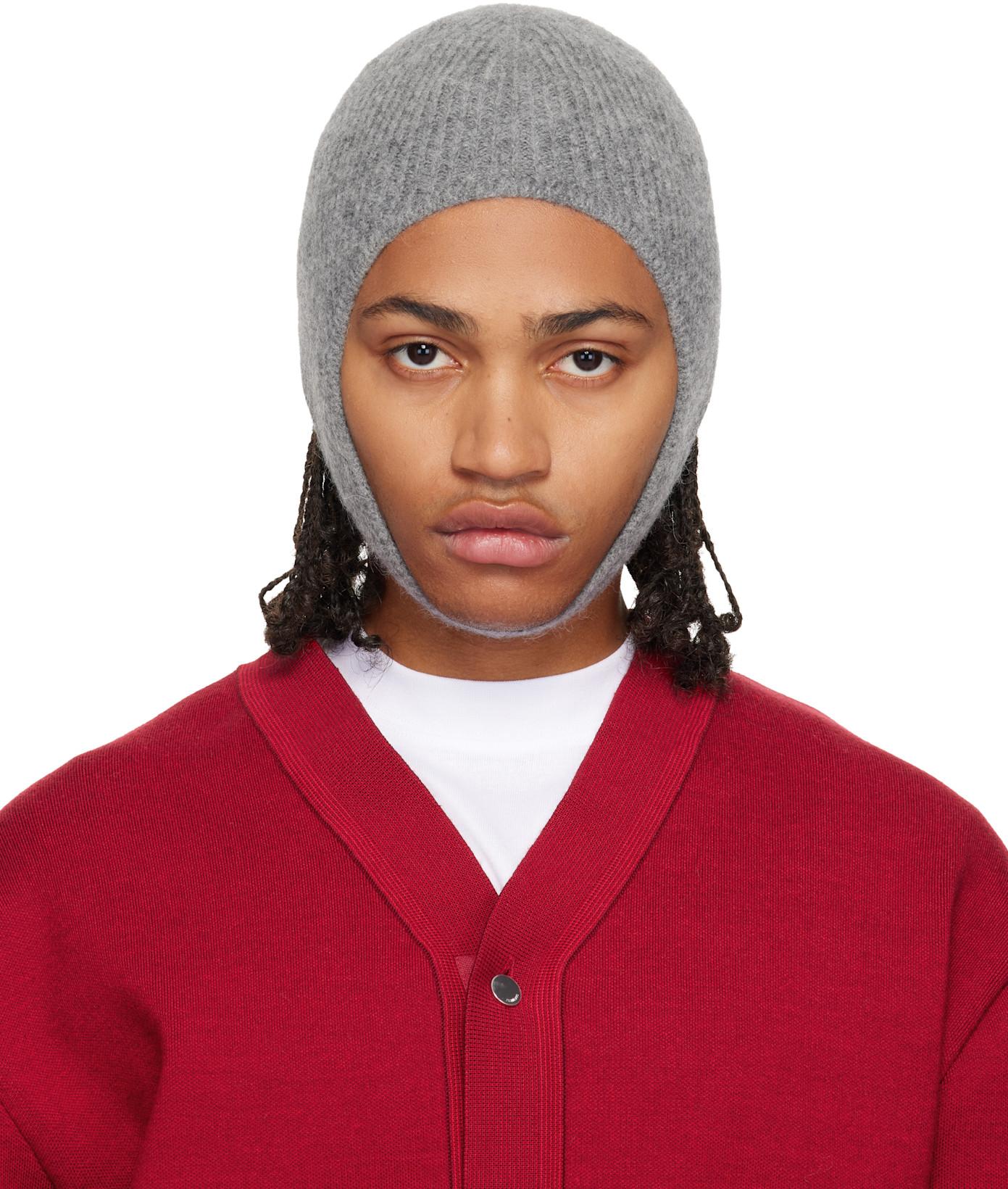 Gray La Casa 'The Gros Grain' Beanie by JACQUEMUS Gray La Casa 'The Gros Grain' Beanie by JACQUEMUS