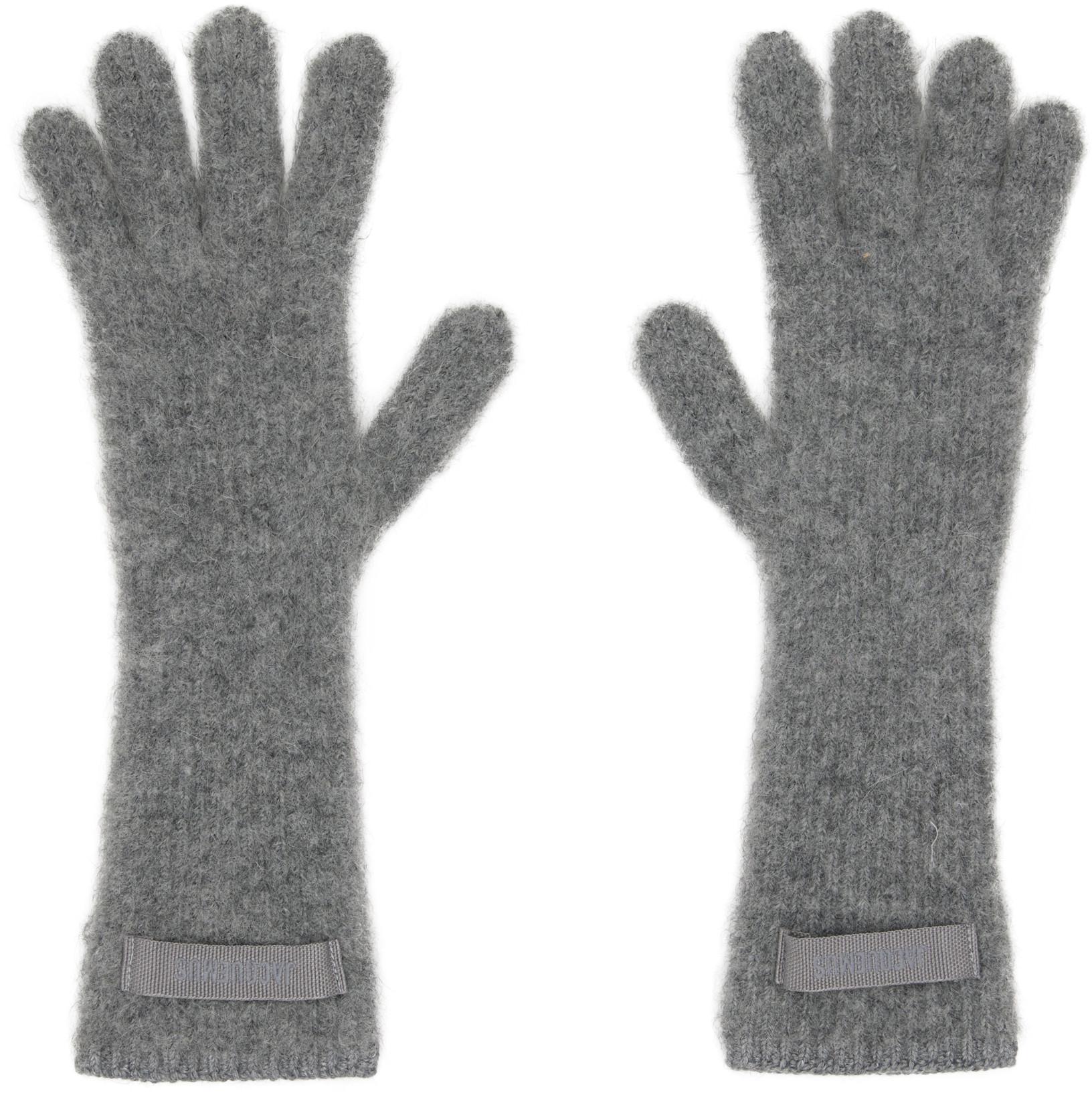 Gray La Casa 'The Gros Grain' Gloves by JACQUEMUS