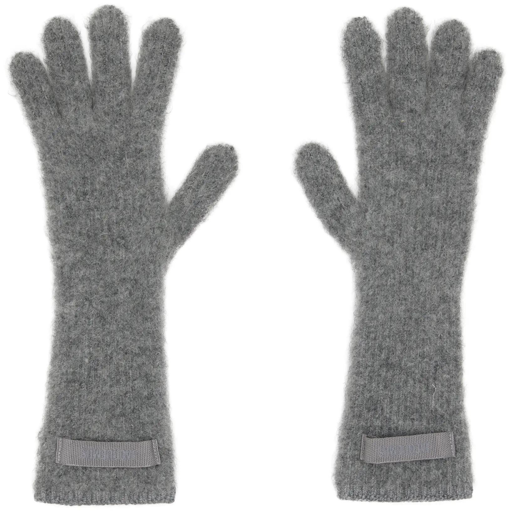 Gray La Casa 'The Gros Grain' Gloves by JACQUEMUS