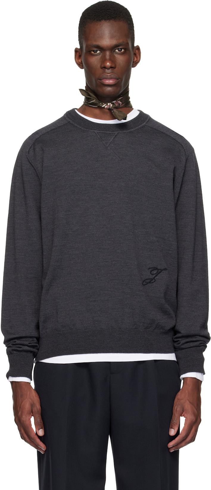 Gray 'The J' Sweater by JACQUEMUS