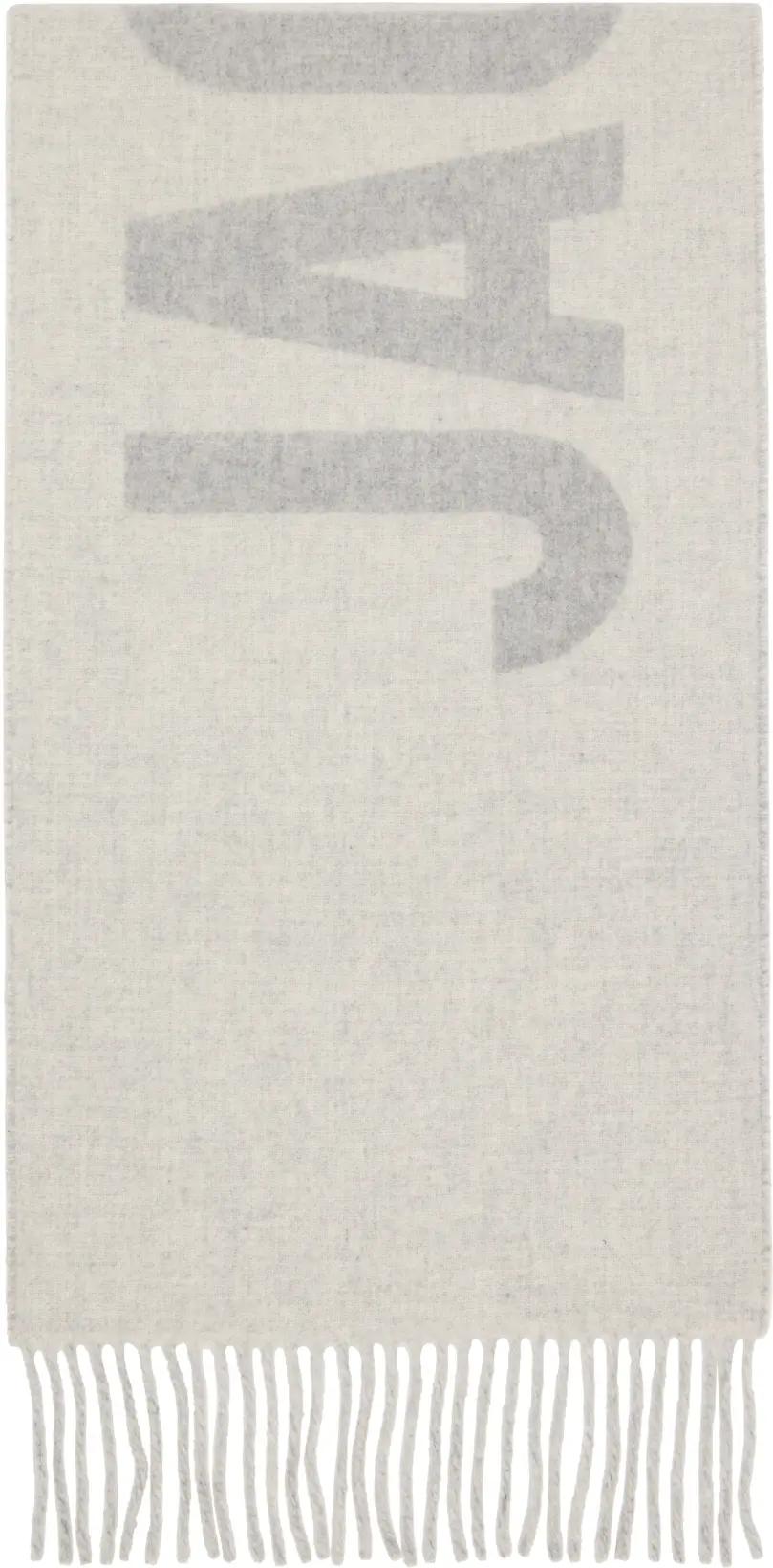 Gray 'The Jacquemus' Scarf by JACQUEMUS