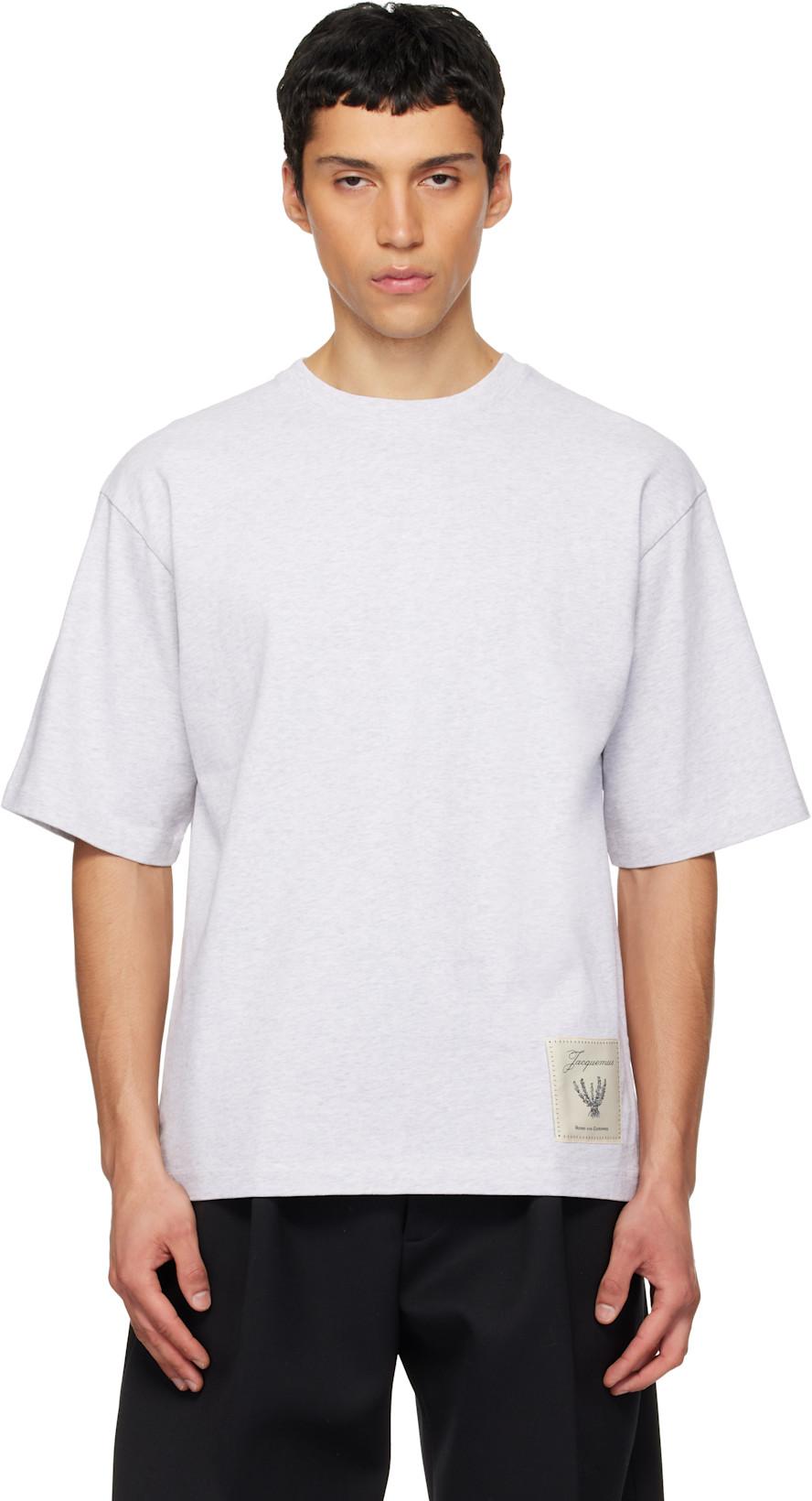 Gray 'The Torneo short-sleeve' T-shirt by JACQUEMUS