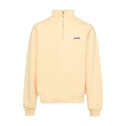 Grog grain zip-neck sweatshirt by JACQUEMUS