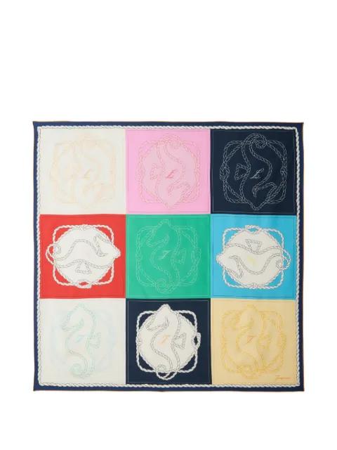 Hippocampe scarf by JACQUEMUS