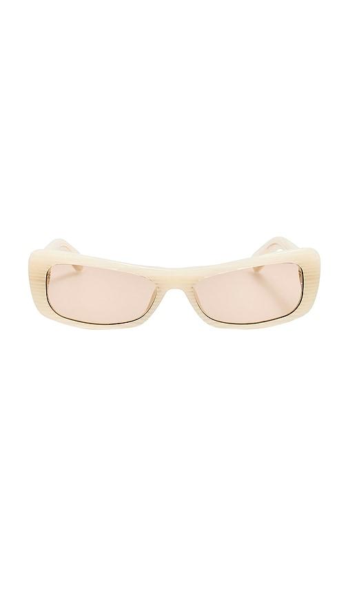 JACQUEMUS Capri Sunglasses in Cream by JACQUEMUS