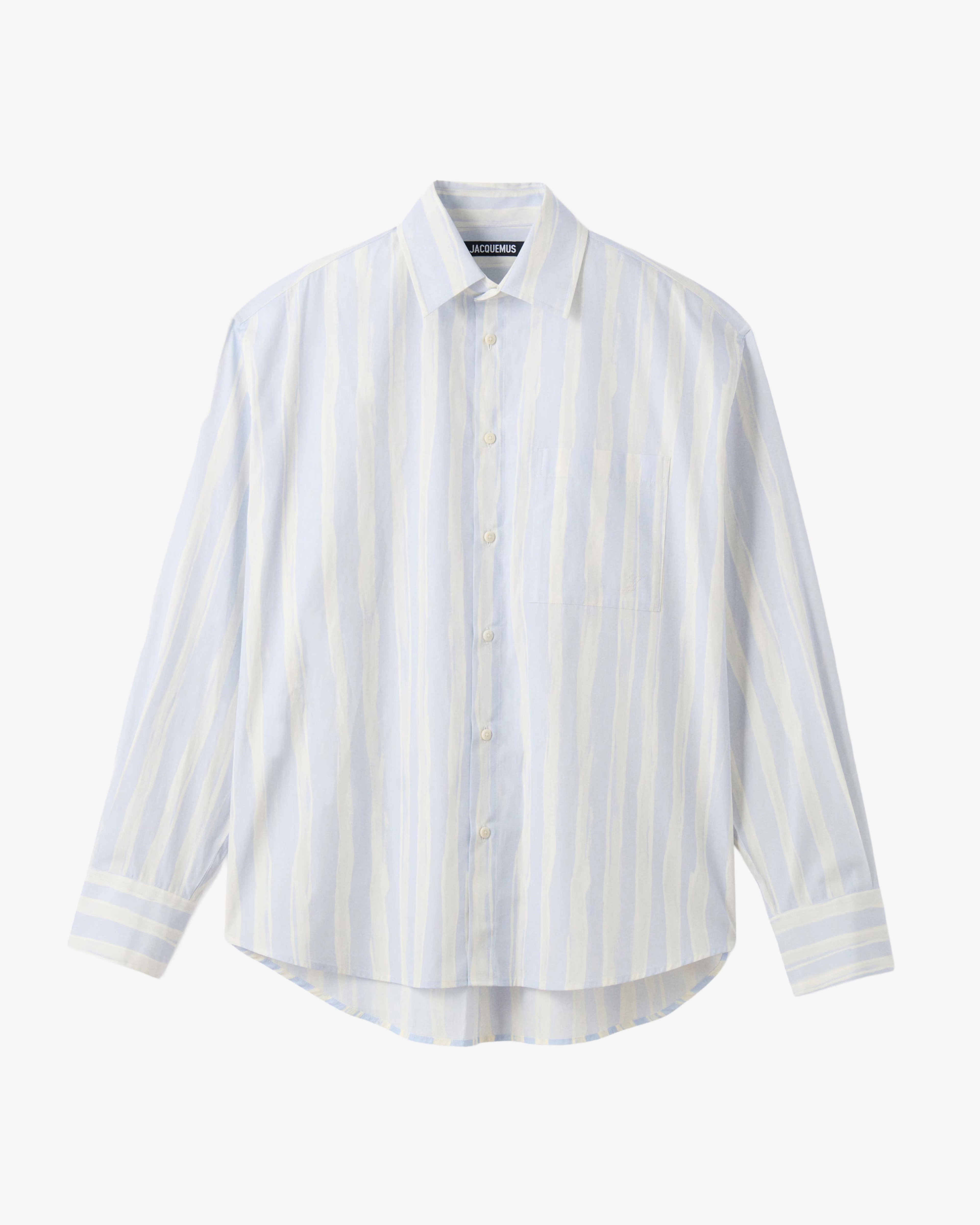 JACQUEMUS - Men's La Chemise Camargue - (Blue) by JACQUEMUS
