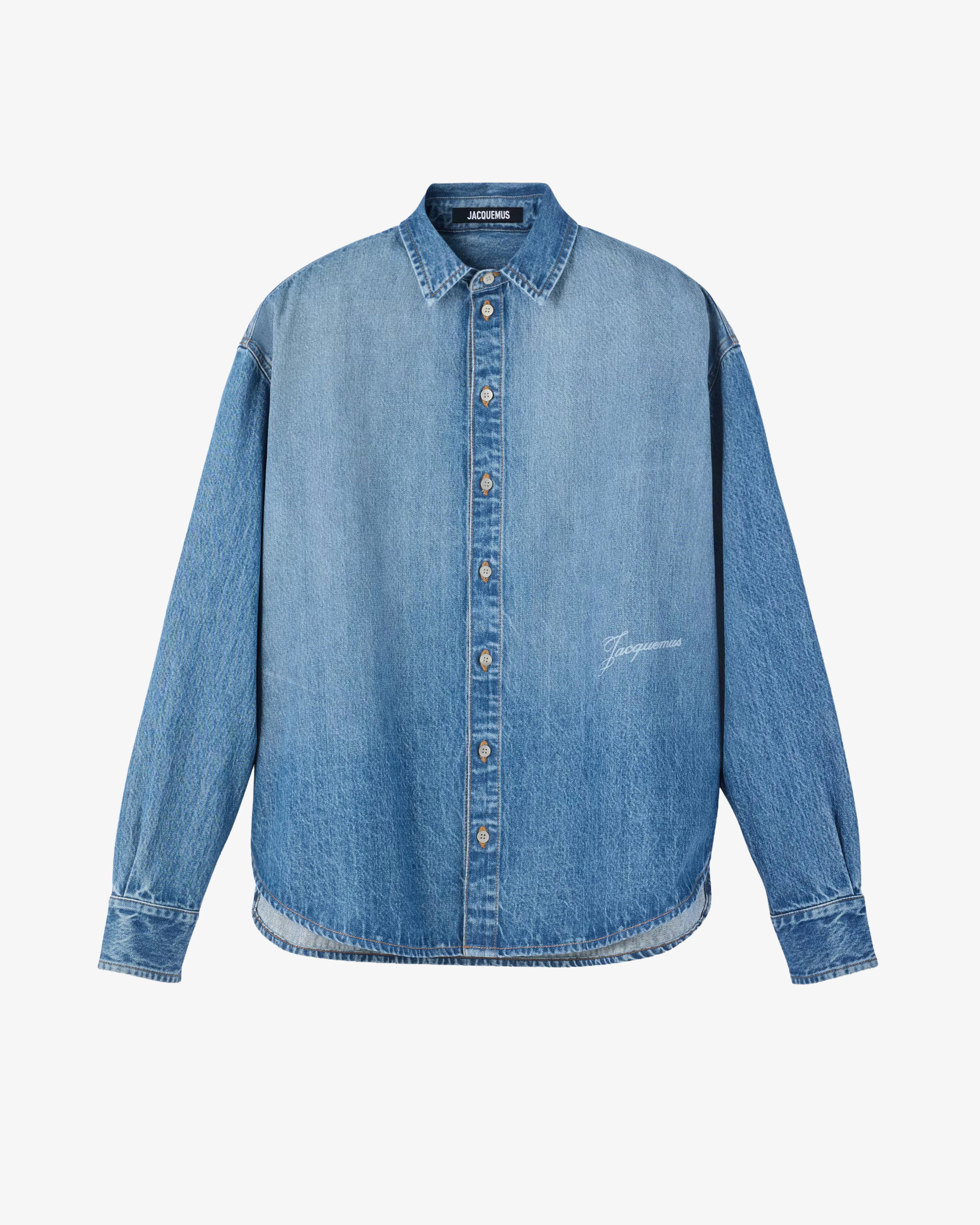 JACQUEMUS - Men's La Chemise De-Nimes Simon - (Blue) by JACQUEMUS