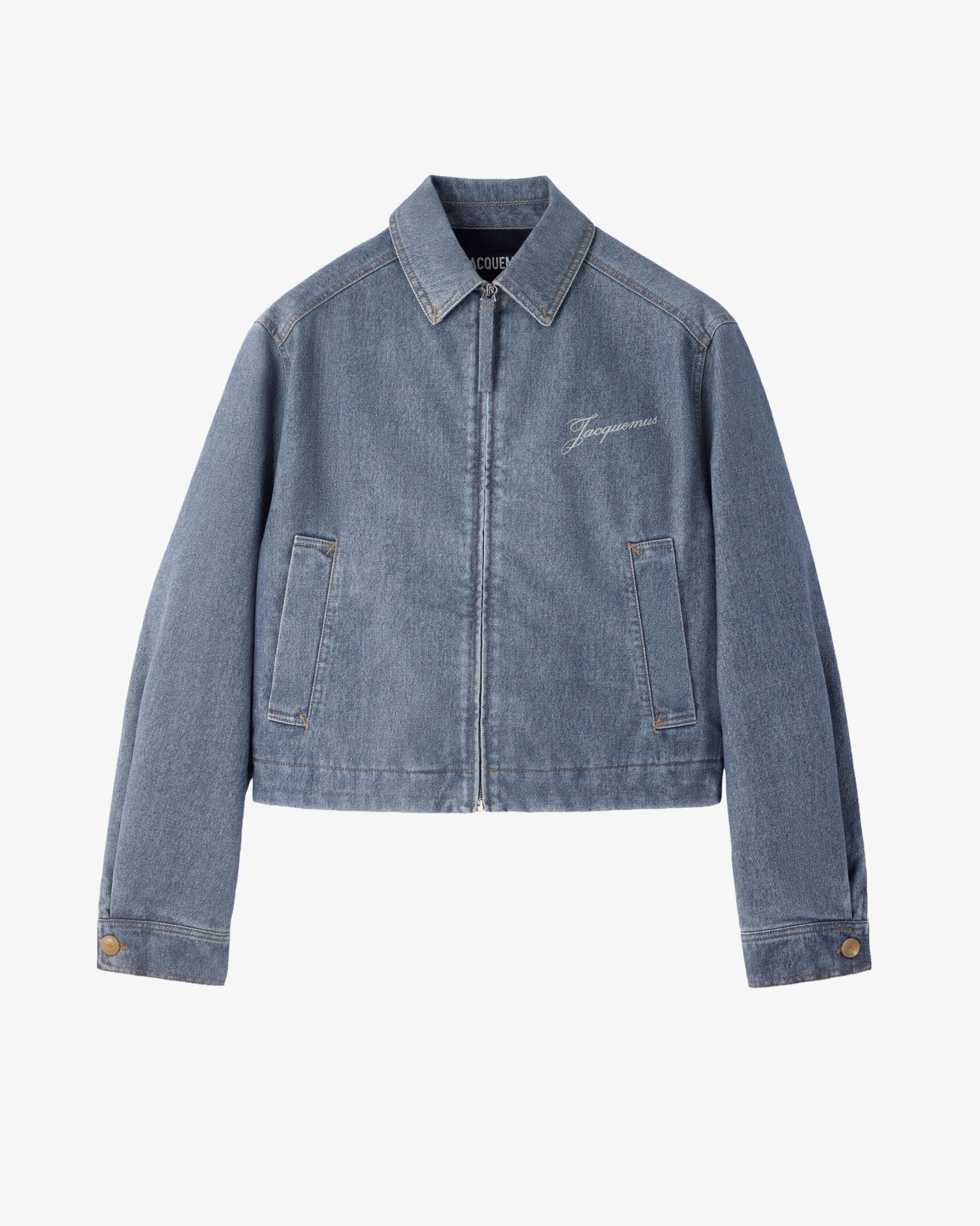 JACQUEMUS - Men's La Veste De-Nimes Canevas - (Blue330) by JACQUEMUS