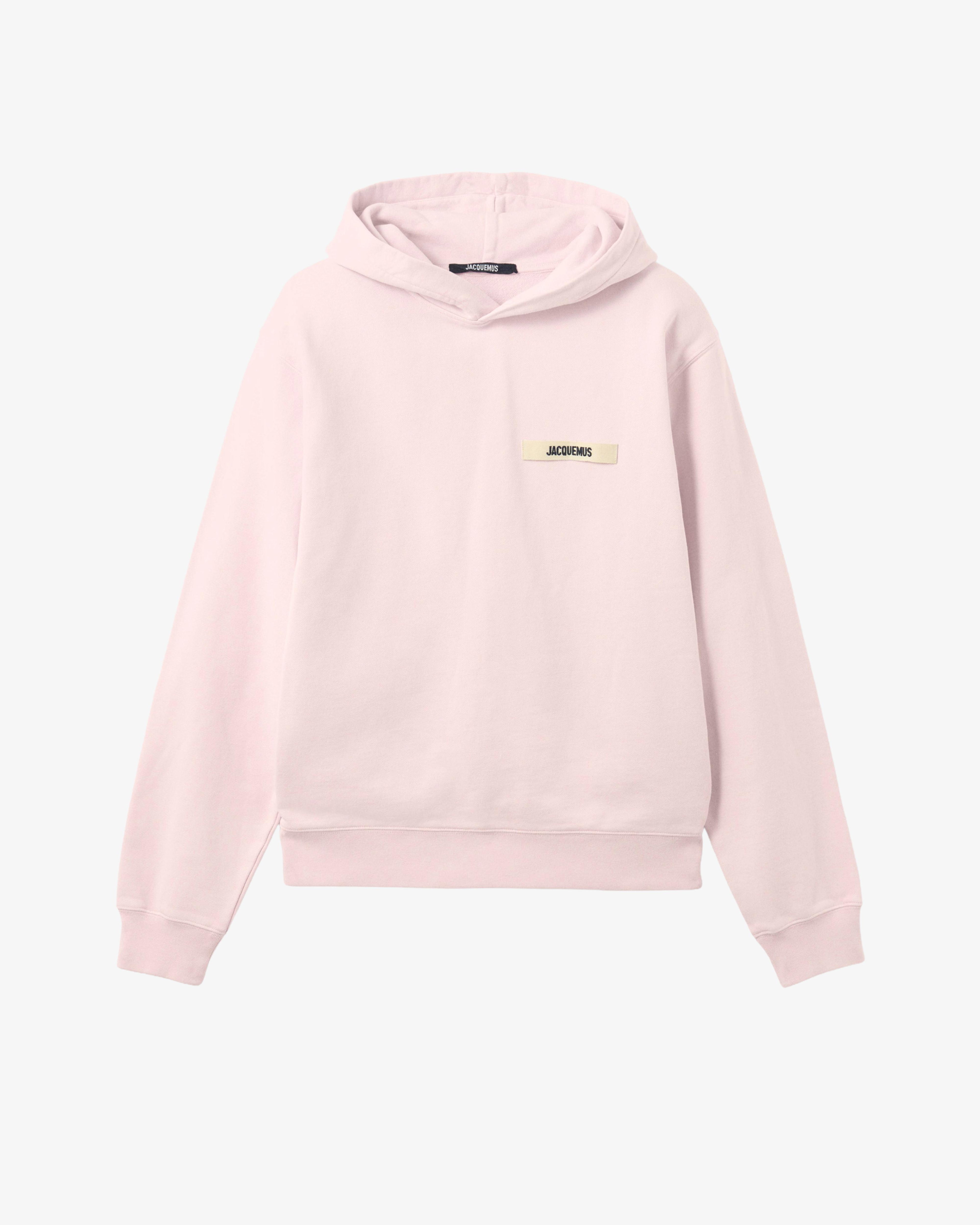 JACQUEMUS - Men's Le Hoodie Gros Grain - (Pink) by JACQUEMUS