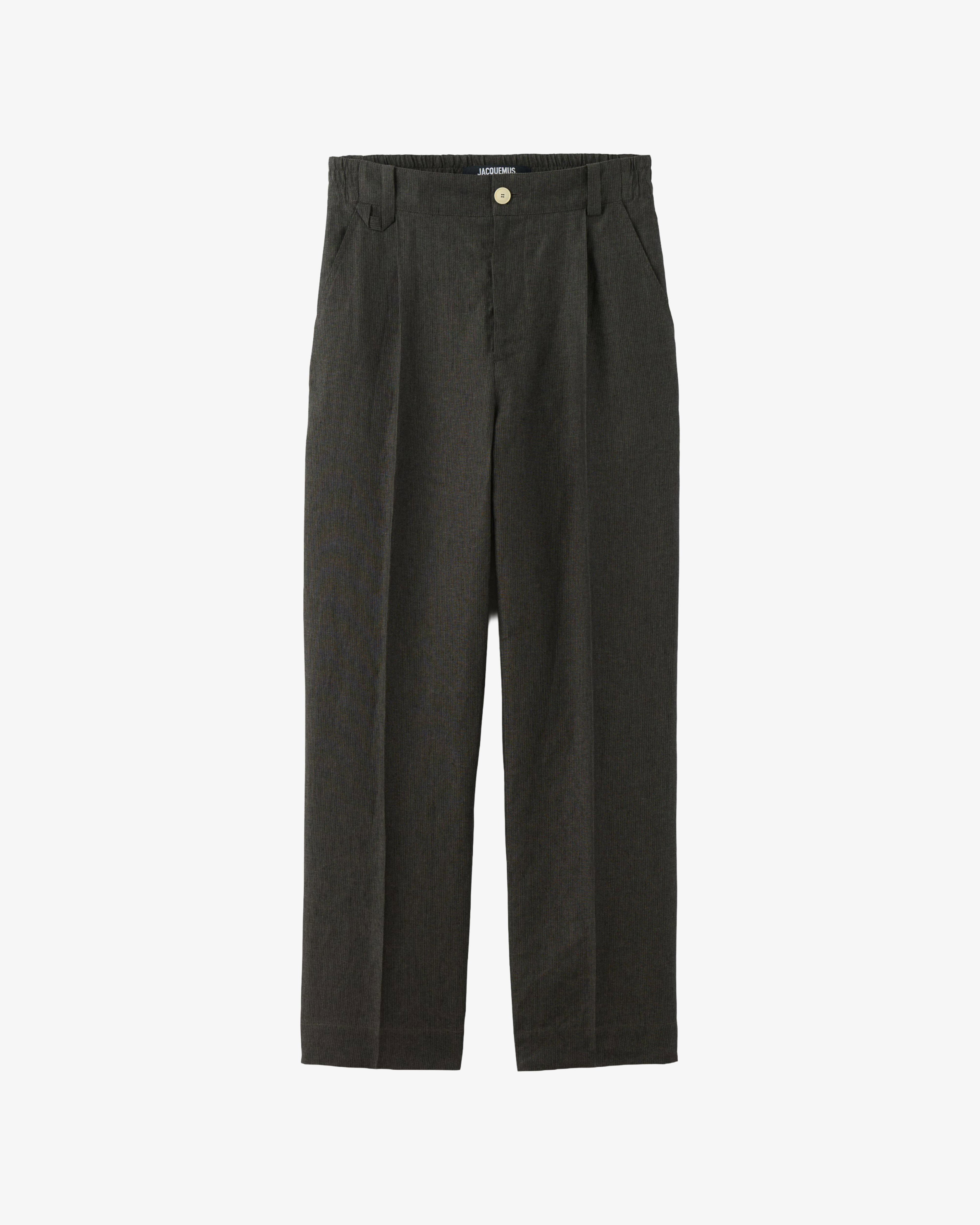JACQUEMUS - Men's Le Pantalon Croisiere - (Dark Grey) by JACQUEMUS