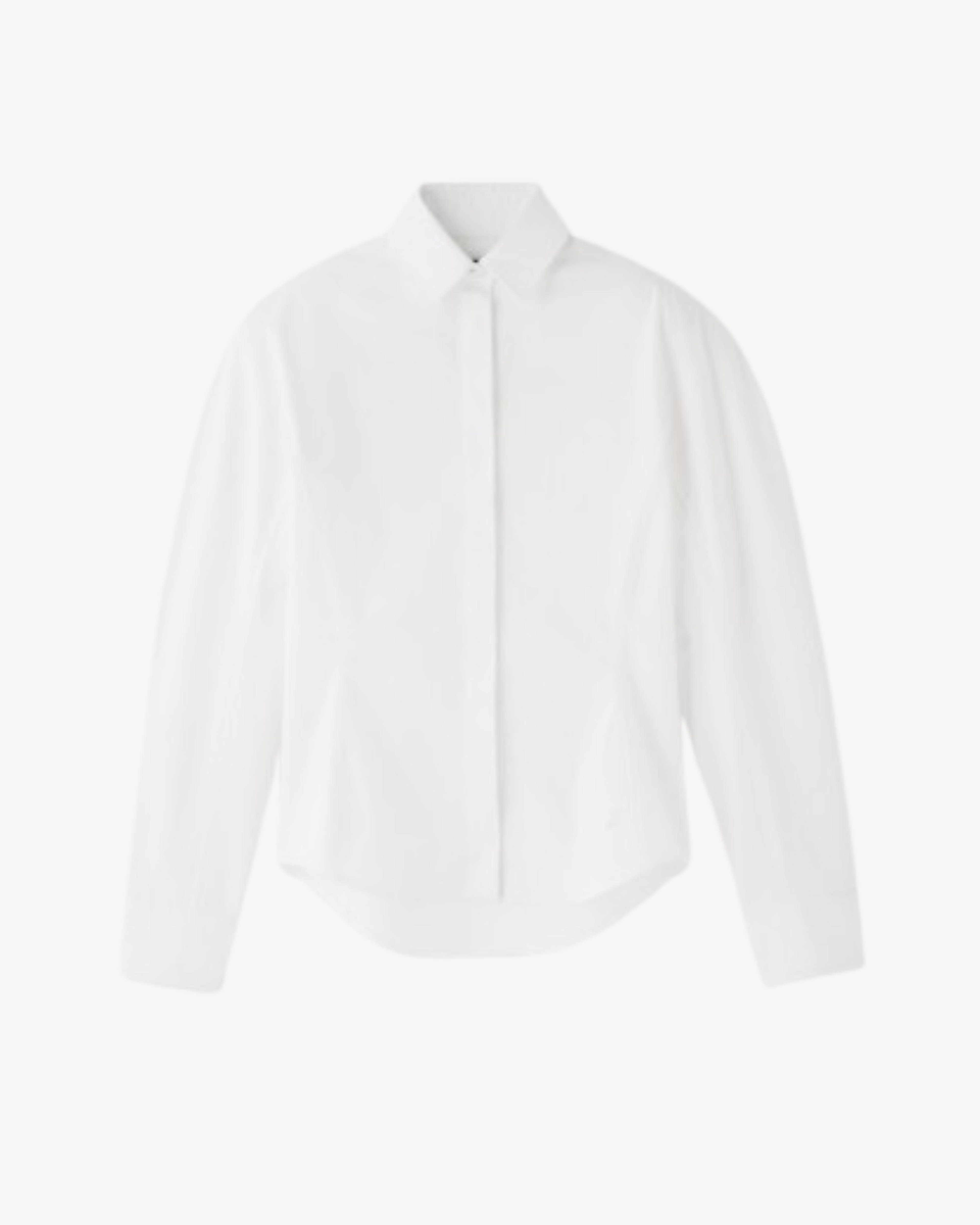 JACQUEMUS - Women's La Chemise Ovalo - (White100) by JACQUEMUS
