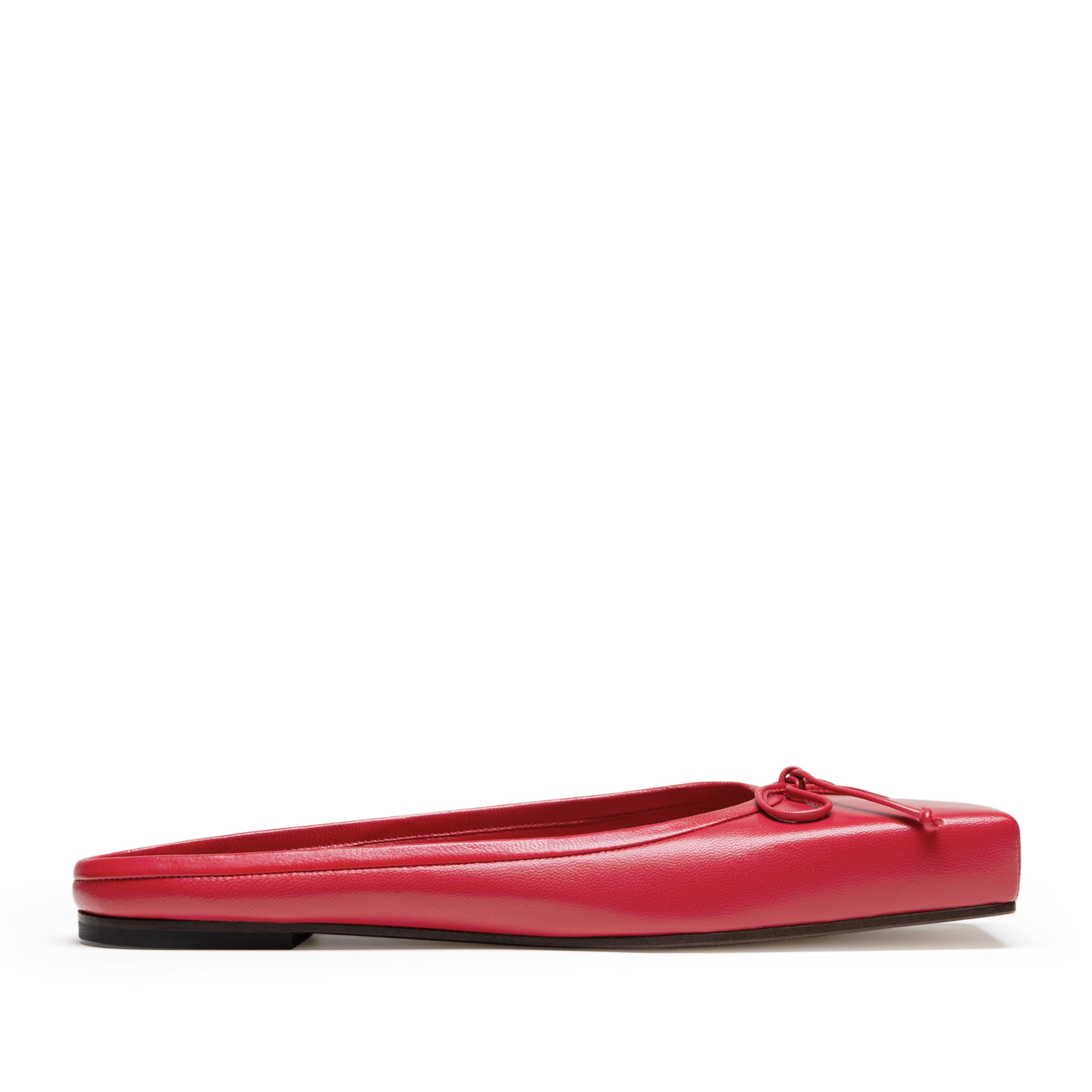 JACQUEMUS - Women's Le Mules Plates Ballet - (Red) by JACQUEMUS