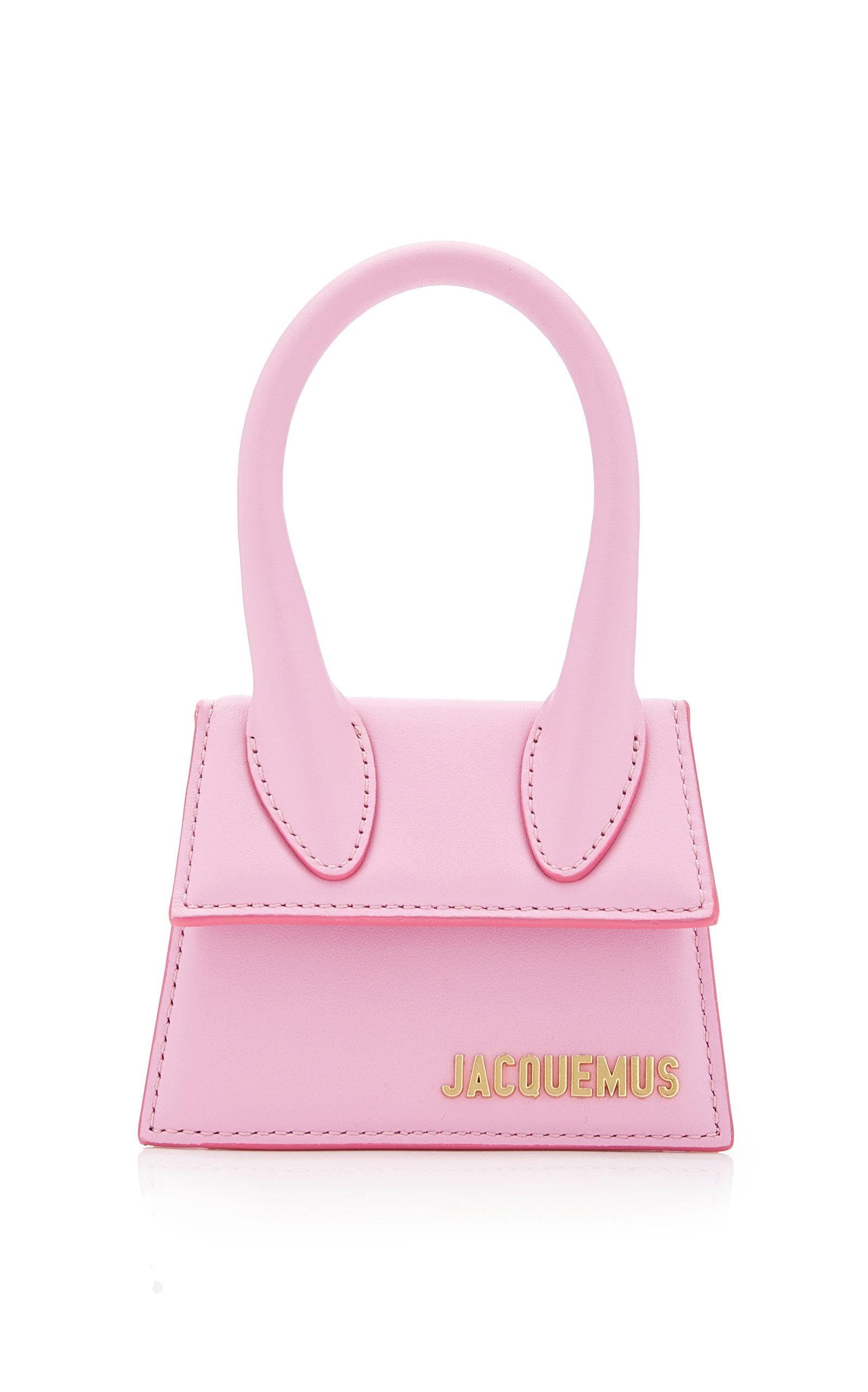 Jacquemus - Le Chiquito Leather Top Handle Bag - Pink - OS - Moda Operandi by JACQUEMUS