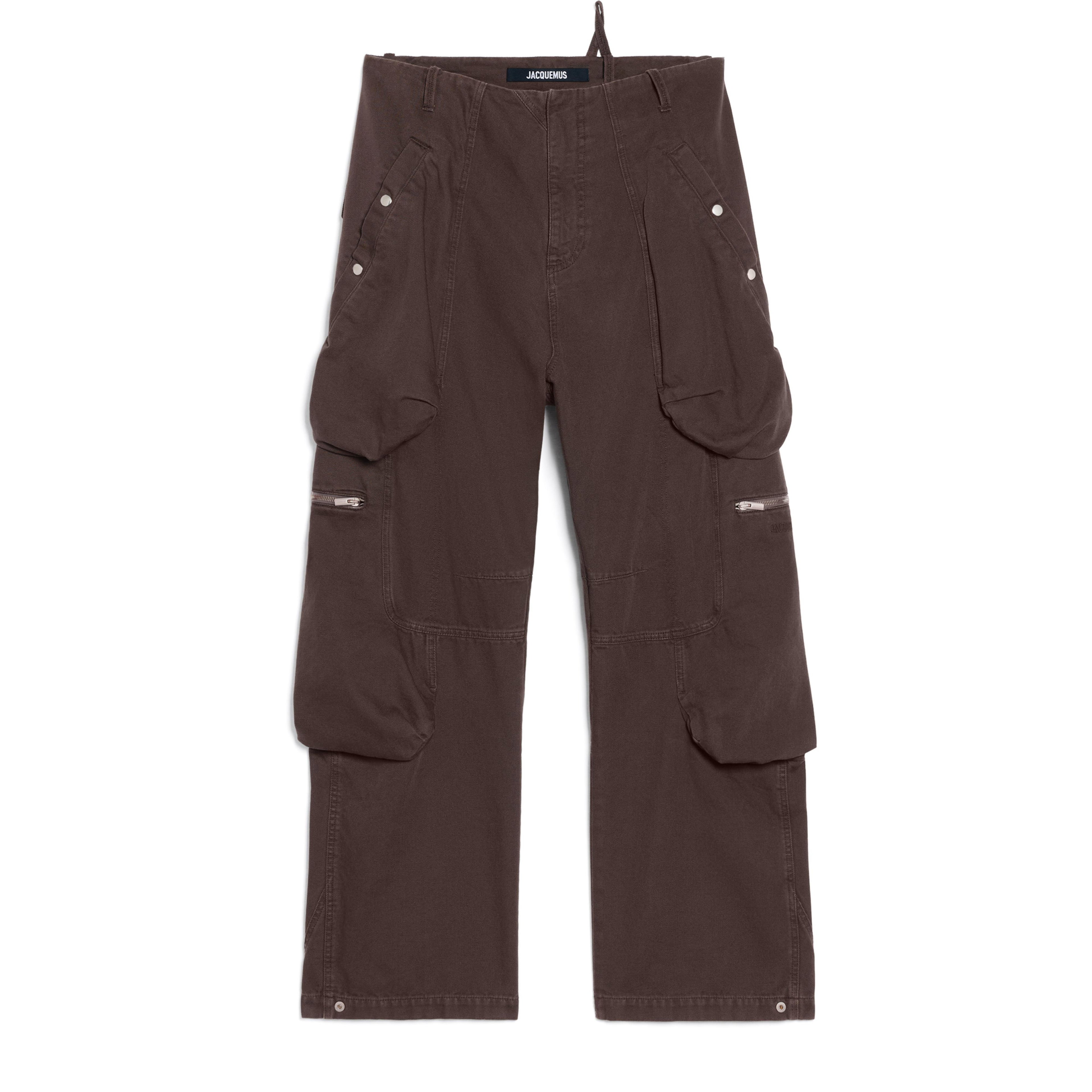 Jacquemus - Men's Le Cargo Croissant - (880 Dark Brown) by JACQUEMUS