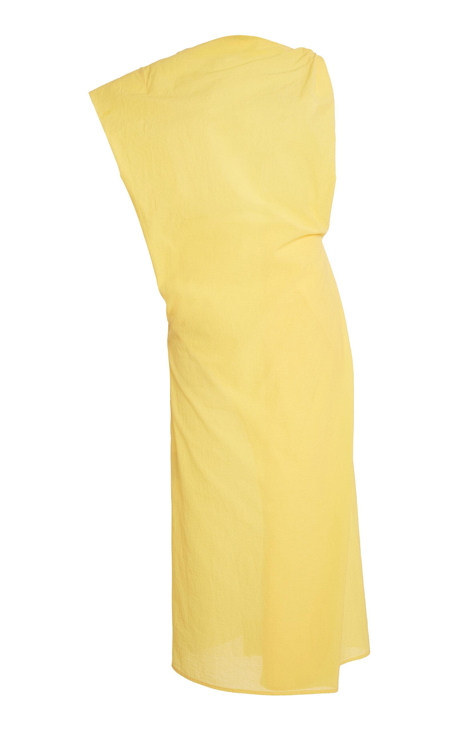 Jacquemus The Draped Cotton-Blend Dress - Moda Operandi by JACQUEMUS
