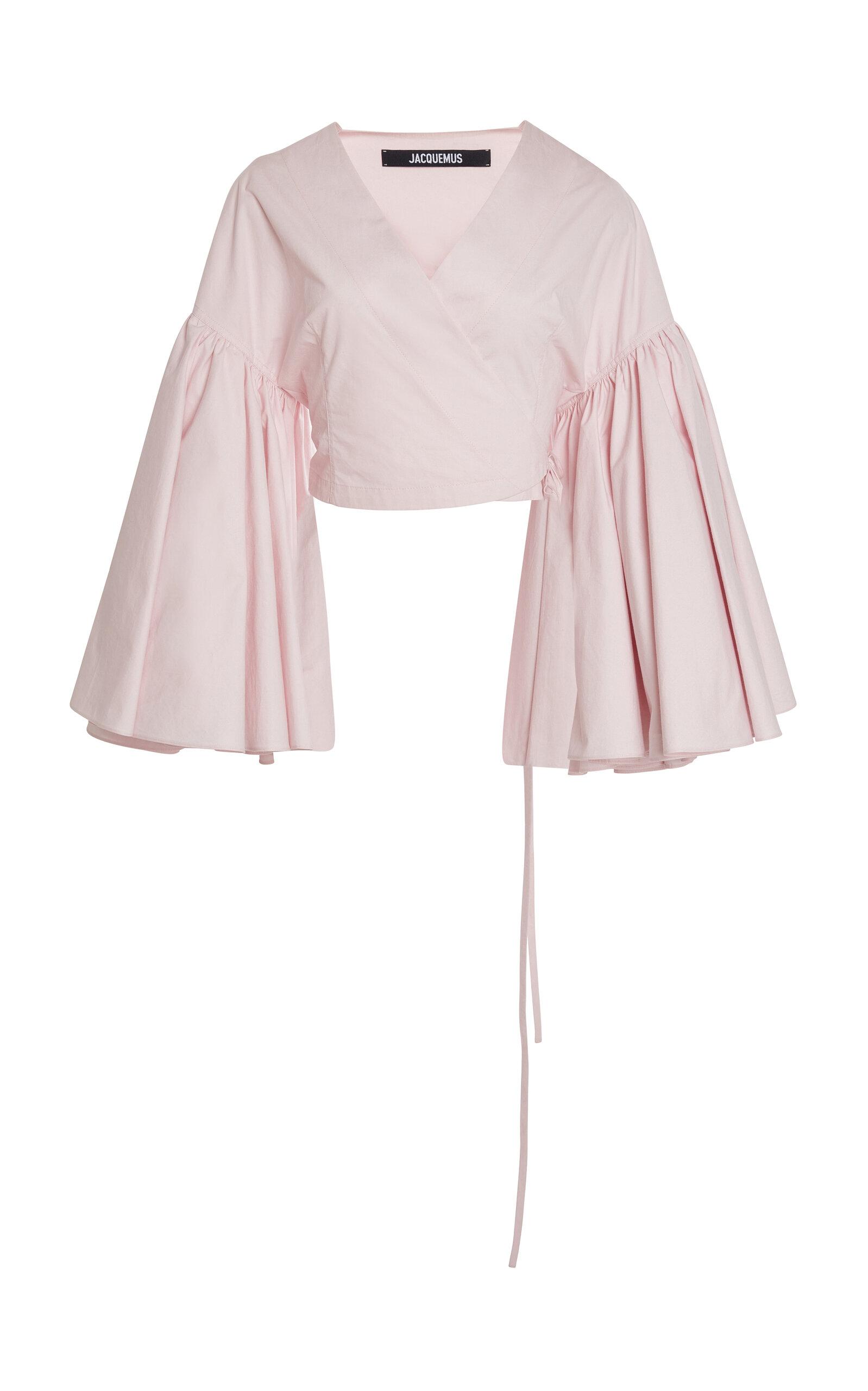 Jacquemus The Paysan Cotton Wrap Top - Moda Operandi by JACQUEMUS
