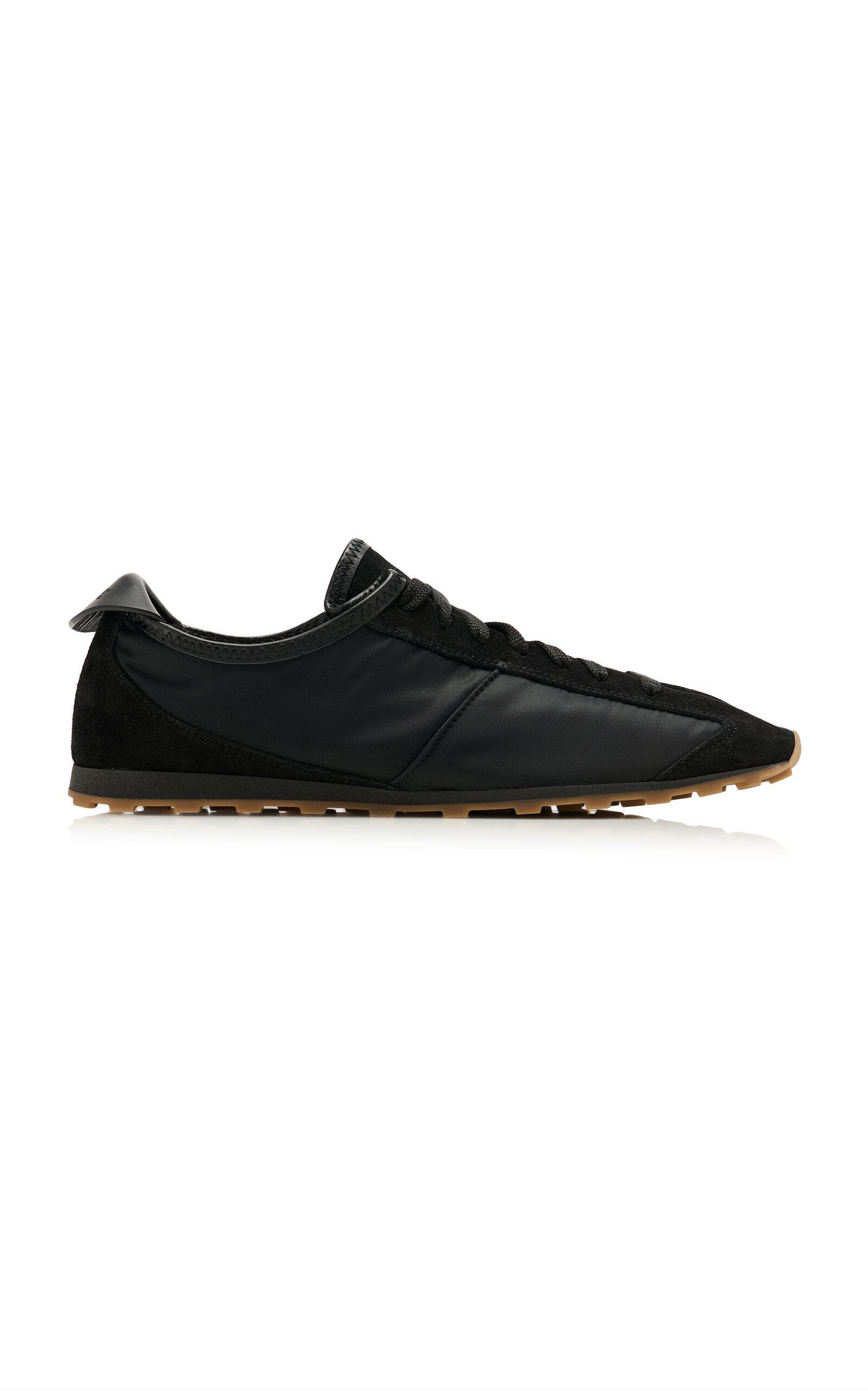 Jacquemus The Tennis Suede-Trimmed Sneakers - Moda Operandi by JACQUEMUS