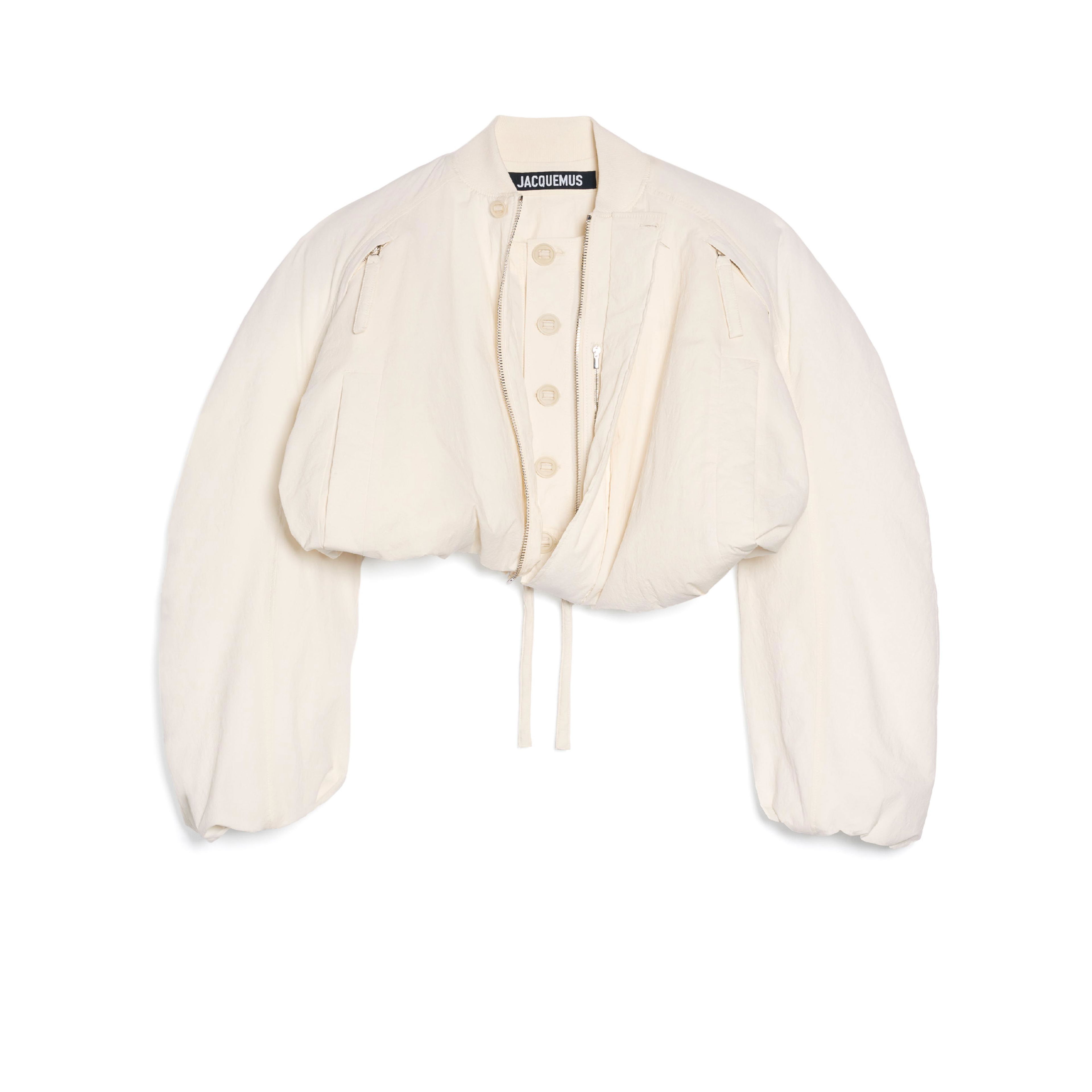 Jacquemus - Women'S Le Bomber Bahia - (Off-White) 23H233Co039 by JACQUEMUS Jacquemus - Women'S Le Bomber Bahia - (Off-White) 23H233Co039 by JACQUEMUS