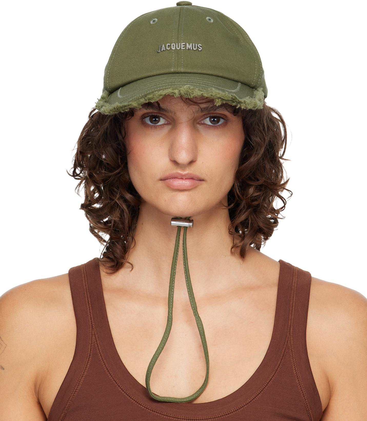 Khaki 'The Artichaut' Cap by JACQUEMUS