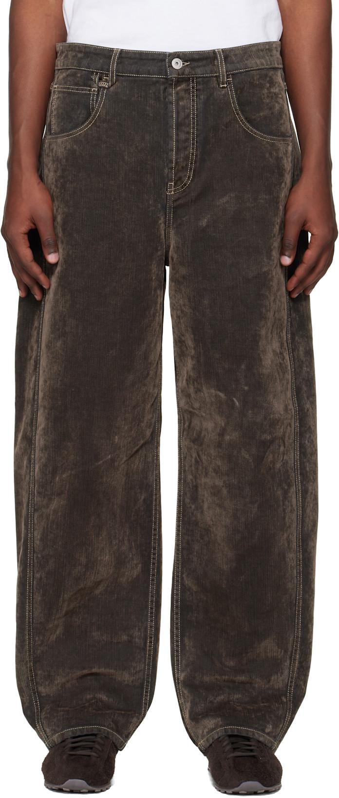 Khaki 'The Mirada de-Nîmes' Jeans by JACQUEMUS