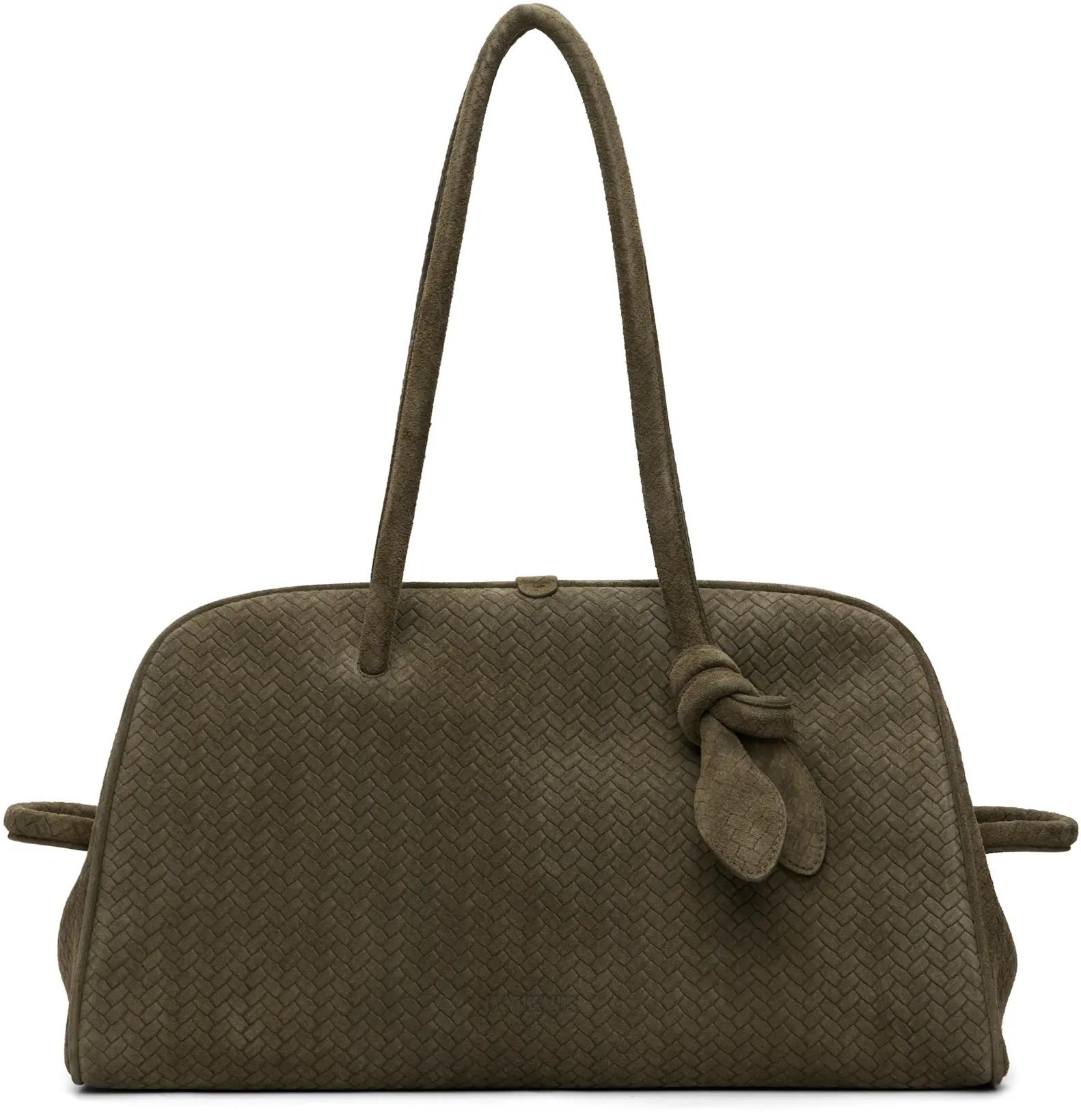 Khaki 'The Turismo' Tote by JACQUEMUS