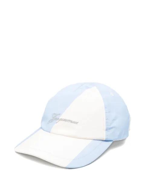 La Casquette Baluchon stripe-print baseball cap by JACQUEMUS