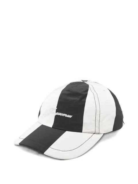La Casquette Baluchon striped cap by JACQUEMUS