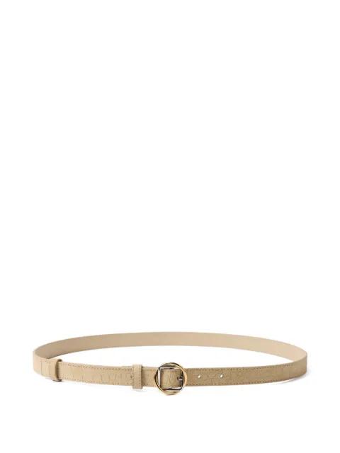 La Ceinture Salon crocodile-embossed belt by JACQUEMUS