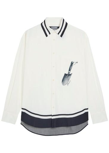La Chemise Camargue striped cotton shirt by JACQUEMUS