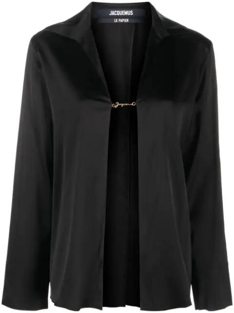 La Chemise Notte satin shirt by JACQUEMUS