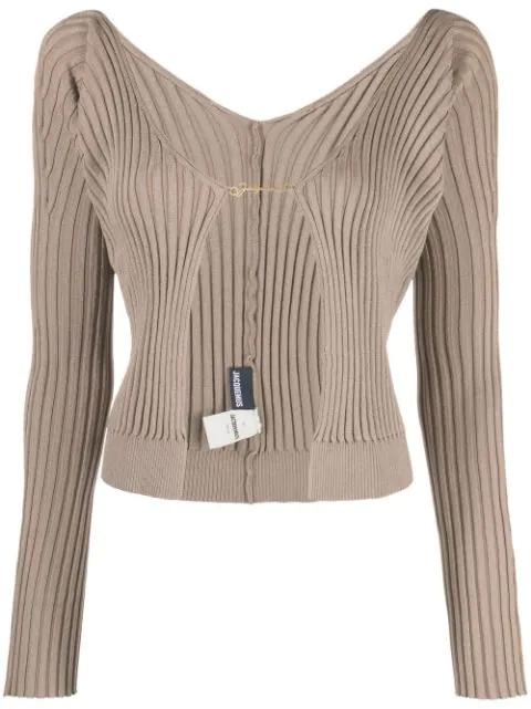 La Maille Pralu Longue cardigan by JACQUEMUS