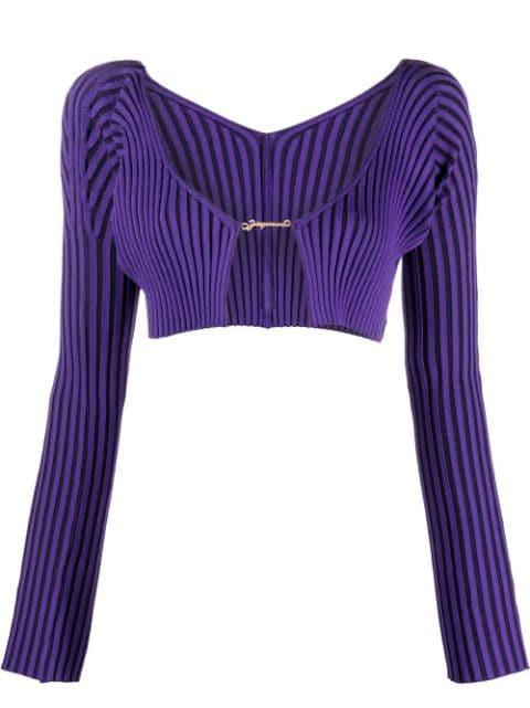 La Maille Pralu cropped cardigan by JACQUEMUS