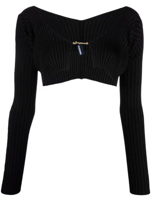 La Maille Pralu cropped cardigan by JACQUEMUS