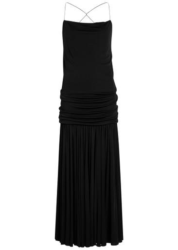 La Robe Abiha draped jersey maxi dress by JACQUEMUS