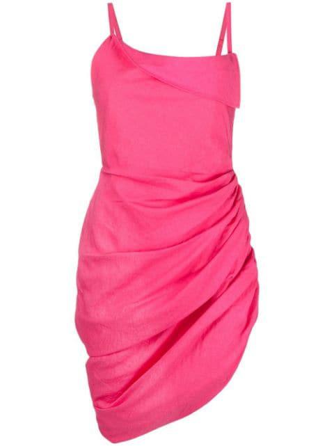 La Robe Saudade draped mini dress by JACQUEMUS
