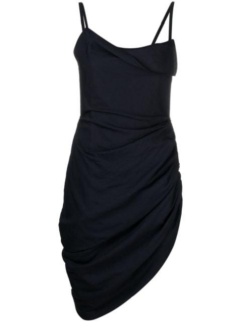 La Robe Saudade draped minidress by JACQUEMUS