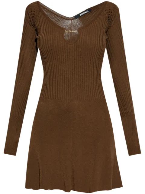La Robe ribbed minidress by JACQUEMUS