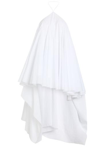La Triangle Courte asymmetric cotton-blend mini dress by JACQUEMUS