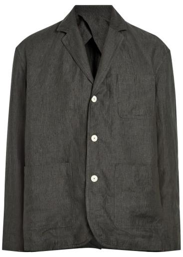 La Veste Pastro striped linen jacket by JACQUEMUS