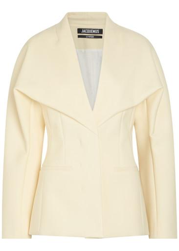 La Veste chale crepe blazer by JACQUEMUS