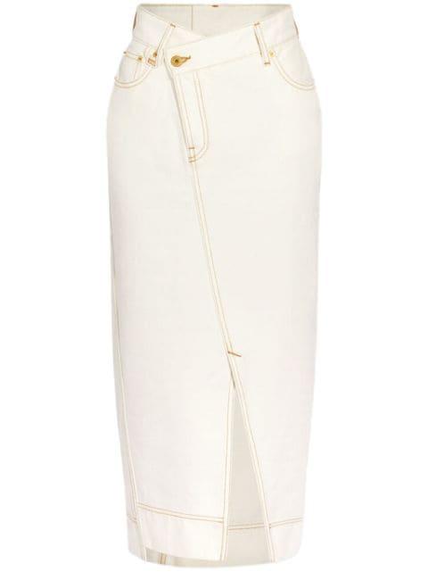 La jupe de-Nîmes midi skirt by JACQUEMUS