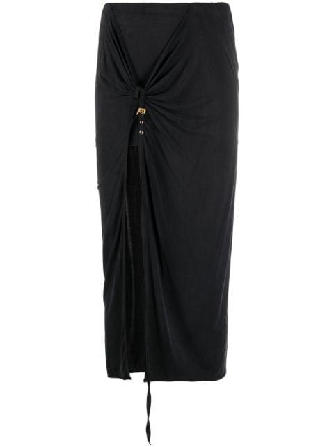La jupe pareo Croissant midi skirt by JACQUEMUS