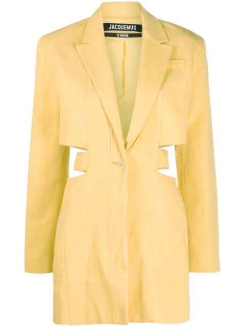 La robe Bari blazer minidress by JACQUEMUS