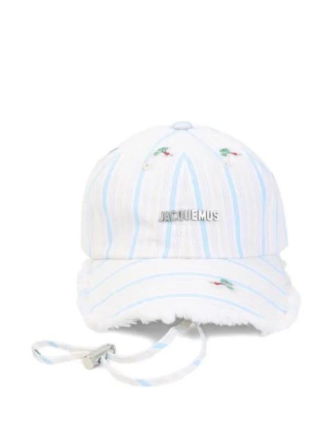 Le Artichaut frayed-trim baseball cap by JACQUEMUS