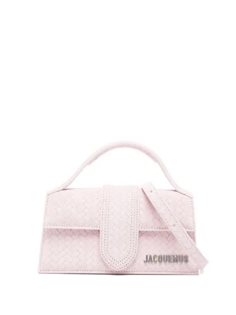 Le Bambino woven mini tote bag by JACQUEMUS