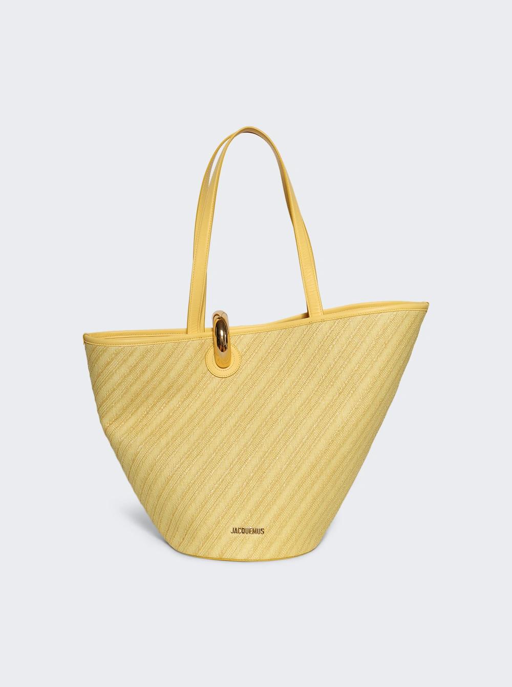 Le Bambola Bucket Bag Light Yellow  | The Webster by JACQUEMUS