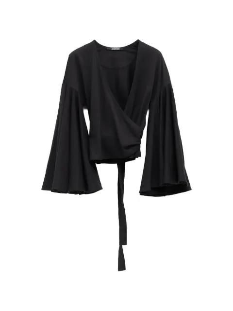 Le Cache Coeur Ventadou bell-sleeve top by JACQUEMUS