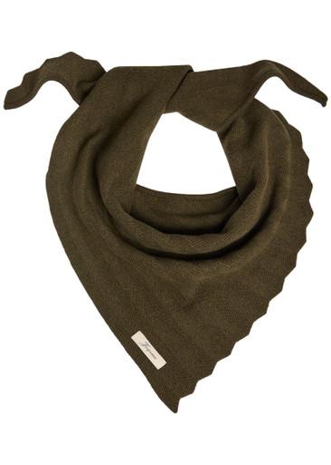 Le Chale Chevron herringbone wool and cashmere-blend scarf by JACQUEMUS
